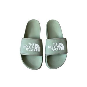 North Face Base Camp Slides II Women's Sz 8 Sandals Slides Mint Green Aqua